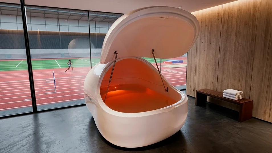 Acqua Pod em centro de treinamento de atletismo